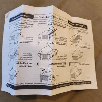 Futon High-End Luxury - hardly used ($195)

