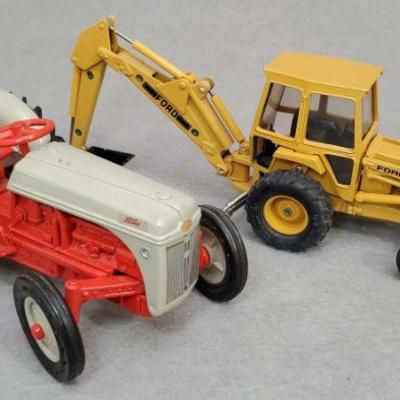 Ford 8N Tractor & 555 Loader/Backhoe