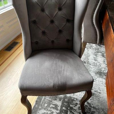 closeup of dining room chair  1 of 8