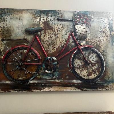 1 of many tin wall art pieces