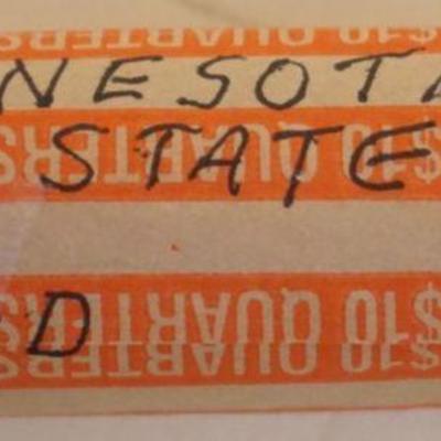 1230	10 DOLLARS STATE QUARTERS, MINNESOTA STATE P&D
