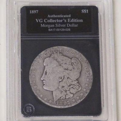 1183	1897 MORGAN SILVER DOLLAR O
