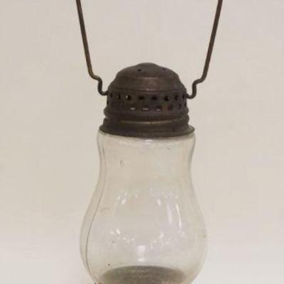 1074	ANTIQUE OIL SKATERS LAMP, APPROXIMATELY 17 1/2 IN HIGH
