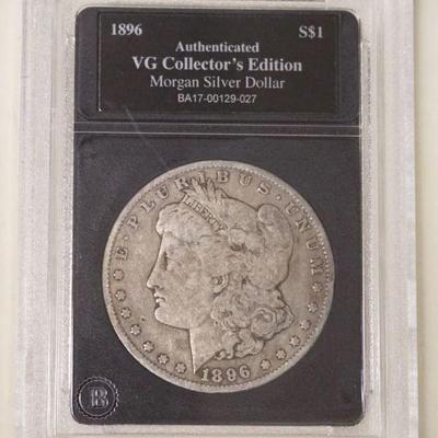 1188	1896 MORGAN SILVER DOLLAR O
