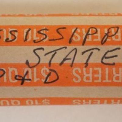 1223	10 DOLLARS STATE QUARTERS, MISSISSIPPI STATE P&D
