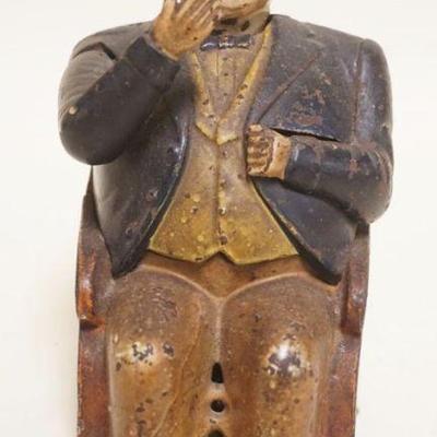 1008	ANTIQUE MECHANICAL TAMMANY BANK, APPROXIMATELY 6 IN HIGH
