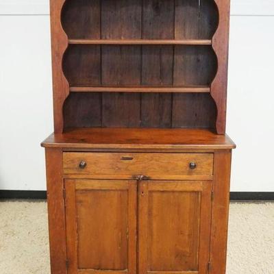 1151	COUNTRY PINE 2 PART OPEN HUTCH, APPROXIMATELY 42 IN X 18 IN X 75 IN H
