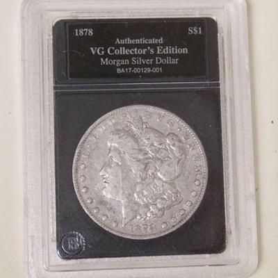 1185	1878 MORGAN SILVER DOLLAR
