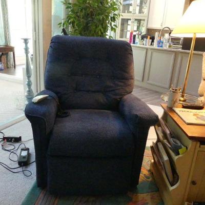 Pride Mobility Lift Chair #PSK 651 Recliner - Medium Blue - Recline to Standing with 1 Button