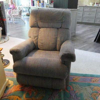 La-Z-Boy Pinnacle Manual Rocking Recliner - Light Gray-Blue