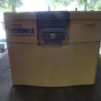 Brinks Home Security Safe with 2 Keys - 15" x 10" x 13"