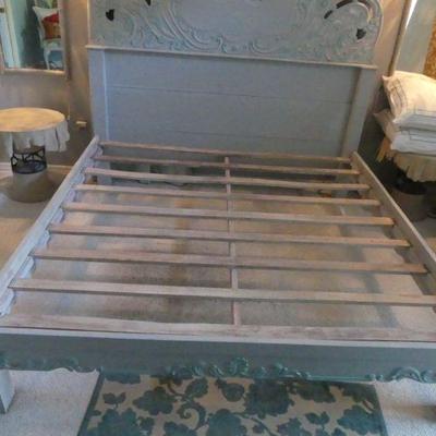 King Size Headboard & Platform Bed Frame