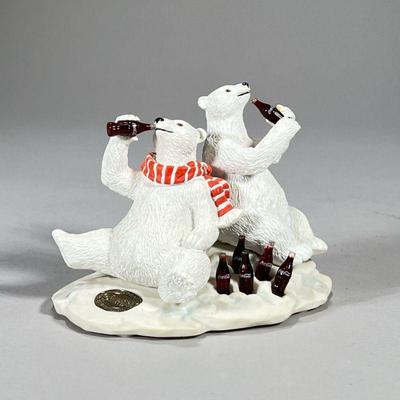 Coca-Cola Heritage Bears | Authorized collection #1892/3, 1994. - l. 5.5 x h. 4 in

