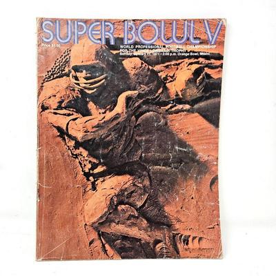 Lot #142 - Superbowl V Program Magazine