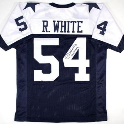 Lot #20 - Randy White Signed Dallas Cowboys Custom Jersey (JSA Witness COA).