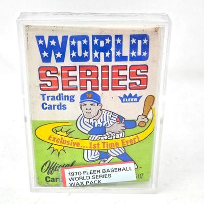 Lot #144 - 1970 Fleer Baseball World Series Wax Pack