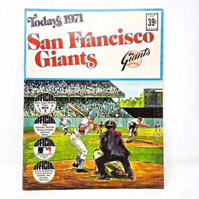 Lot #66 - 1971 Dell Today’s Team Stamps – San Francisco Giants.