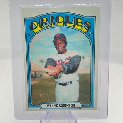 1972 Topps #100: Frank Robinson, Baltimore Orioles