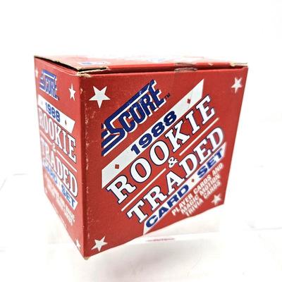 Lot #14 - 1988 Score Baseball Rookie & Traded - 110 card Factory Set.