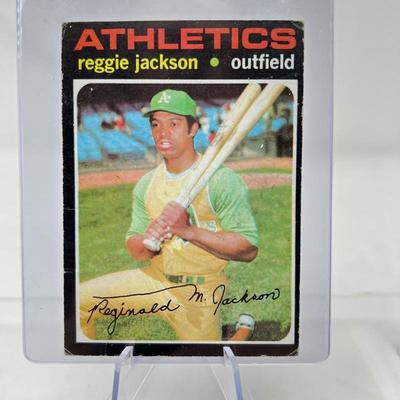 1971 Topps #20: Reggie Jackson, Oakland A’s.
