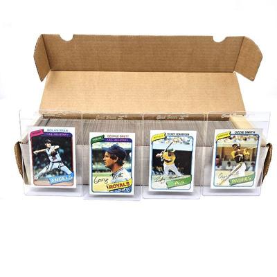 Lot #6 - 1980 Topps Baseball (726 card complete set).