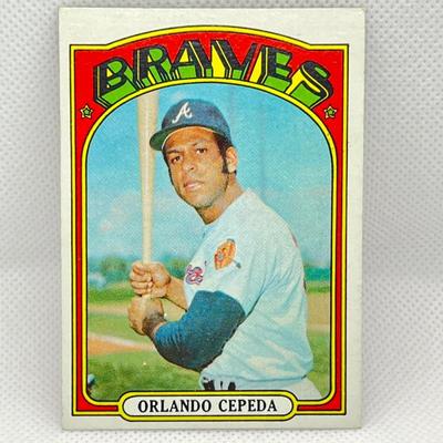 1972 Topps #195: Orlando Cepeda, Atlanta Braves