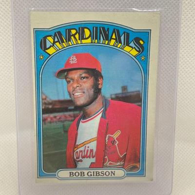 1972 Topps #130: Bob Gibson, St. Louis Cardinals.