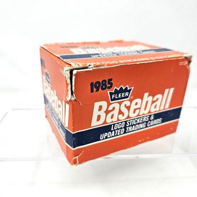 Lot #9 -1985 Fleer Update baseball - 132 card boxed set.