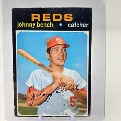 1971 Topps #250: Johnny Bench, Cincinnati Reds