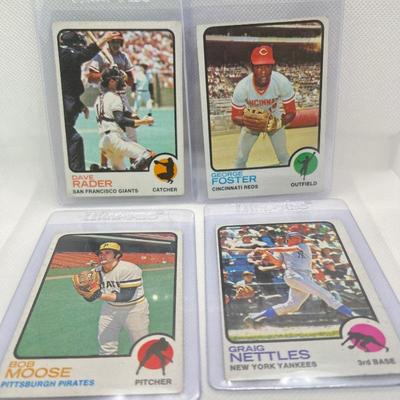  1973 Topps 4 Different - Dave Radar, George Foster, Graig Nettles, Bob Moose