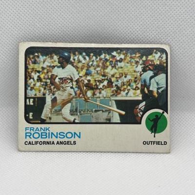 1973 Topps # 175: Frank Robinson, California Angels