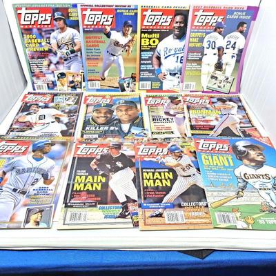 Lot #33 - Topps Magazine. 12 different issues, intact and complete.