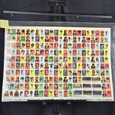 Lot #23 -The Ultimate 1957 Series Gold Label 1994 Reprint Football Cards (154 card set). 28 3/4" x 43"