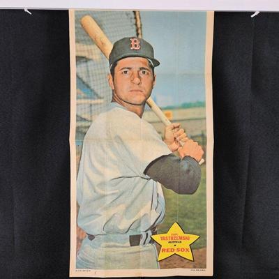 Lot #50 - 1968 Topps Poster #16, Carl Yastrzemski, Boston Red