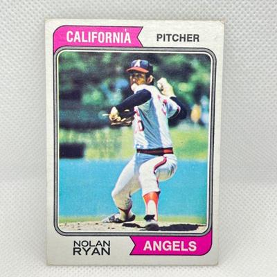 Lot #119 - 1974 Topps # 20: Nolan Ryan, California Angels.