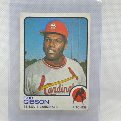  1973 Topps # 190: Bob Gibson, St. Louis Cardinals.