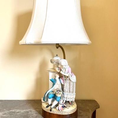 Lot 937 Meissen Porcelain Lamp