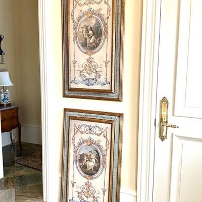 Lot 941 Pair of Italian Horchow Framed Prints