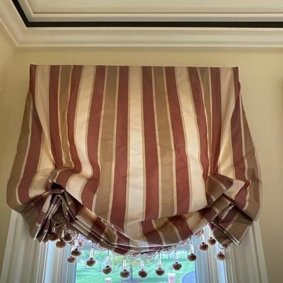 947 Pair of Custom Made Balloon Shades 