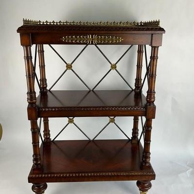 LOT 978 Maitland Smith Regency George IV Mahogany Bookcase