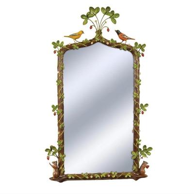 LOT 729 Carver's Guild Strawberry Theif Wall Mirror. Click here to bid -...