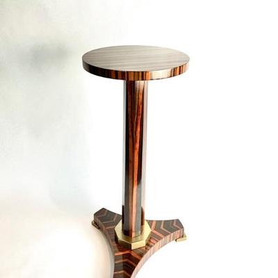 961 Neoclassical Style Rosewood Circular Lamp Table