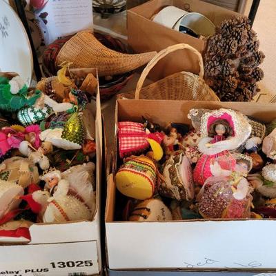 Vintage sequin dolls