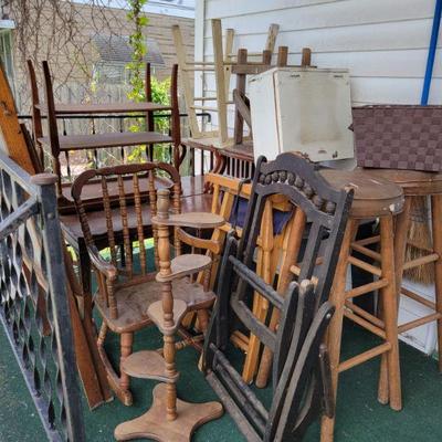 This furniture will be under the tent