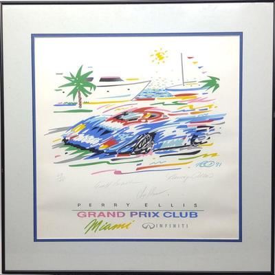 Randy Owens & Drivers Signed Grand Prix Club Art