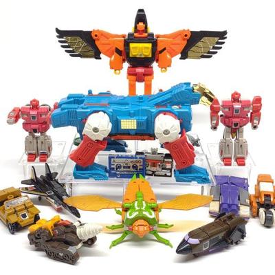 (12) 1980s G1 Transformer Action Figures