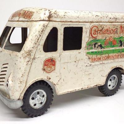Original Tonka Carnation Milk Metro Delivery Van