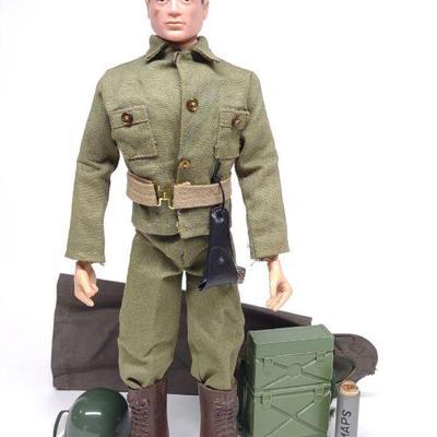 1964 GI Joe Command Post Action Soldier Figure
