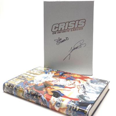 Signed Perez & Giordan Crisis Infinite Earths Book