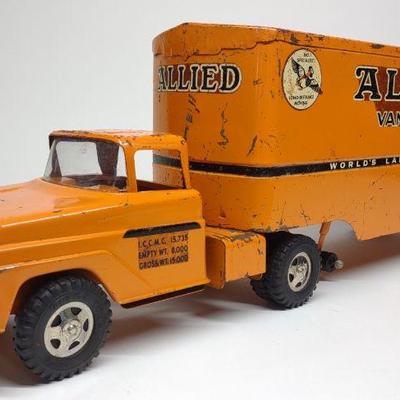 Original Tonka Allied Van Lines Truck & Trailer